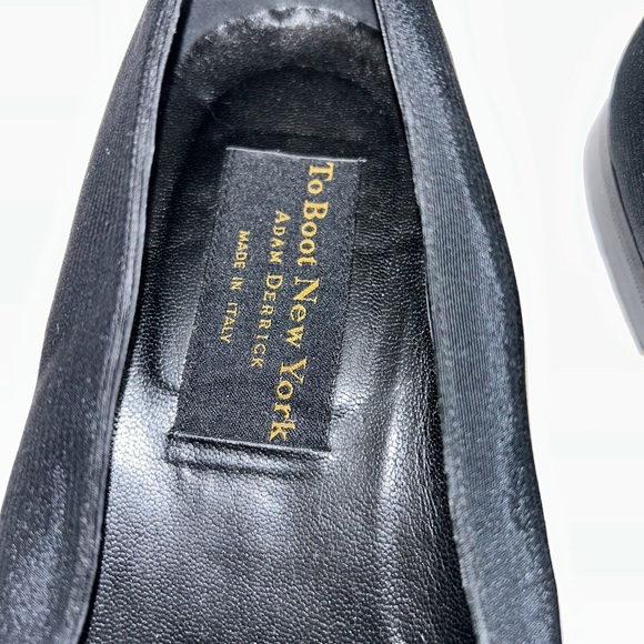 To Boot New York Adam Derrick Fabric Black Loafers | 8.5 - Picture 3 of 9